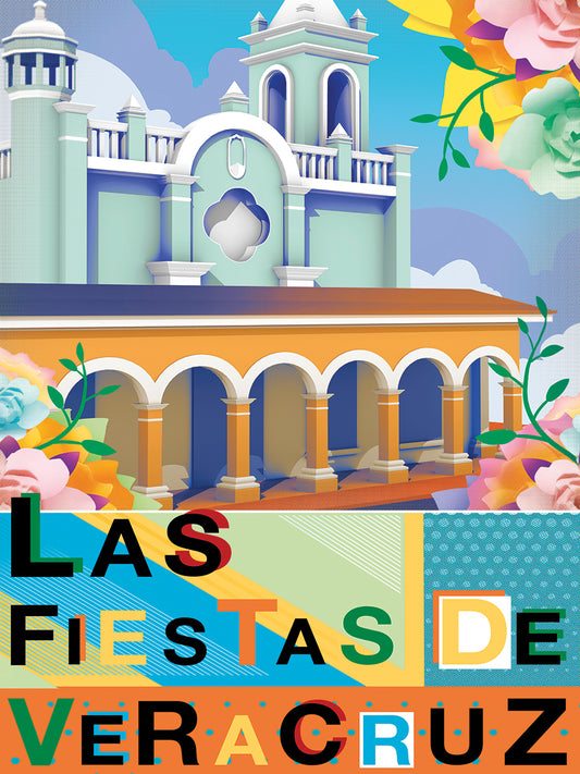 Bold Travel Fiesta Canvas Print