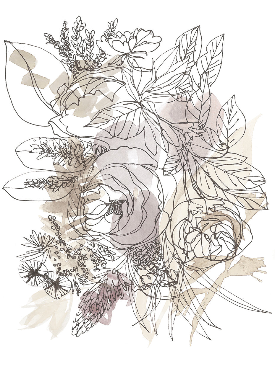 Bouquet Burst I Neutral