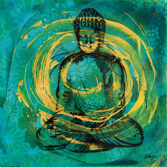Centered Buddha Canvas Print