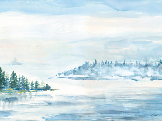 Lake Fog Canvas Print