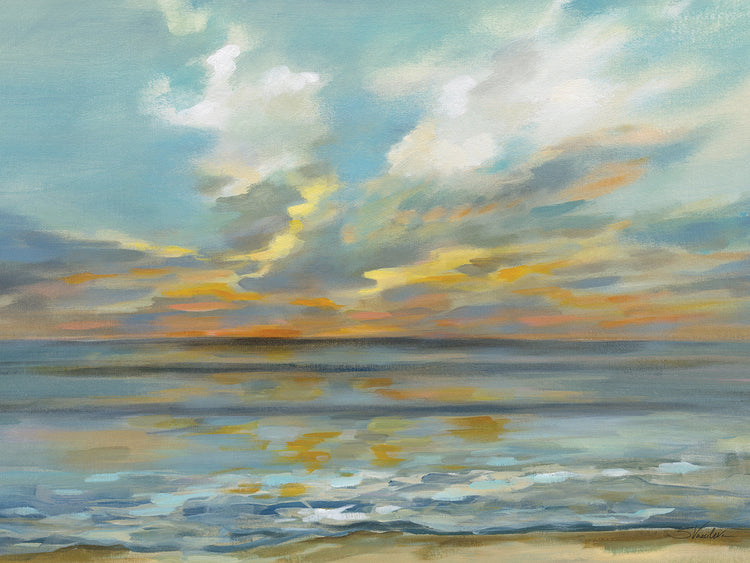 Rhythmic Sunset Waves