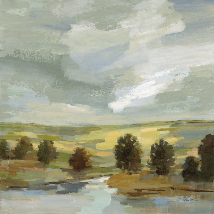 Paisaje campestre Lienzo