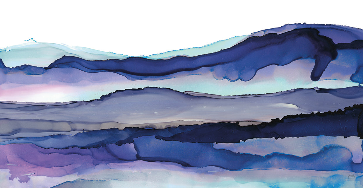 Coastal Ink I Blue Crop