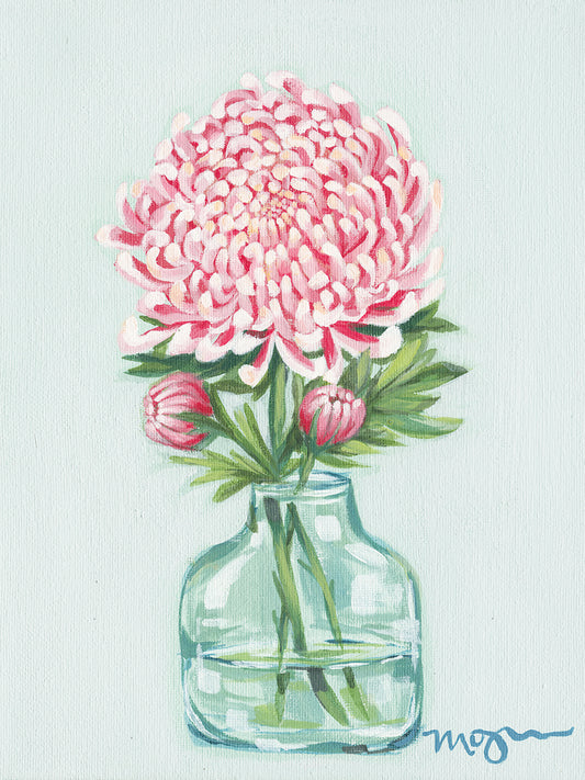 November Chrysanthemum-Flower of the Month Canvas Print