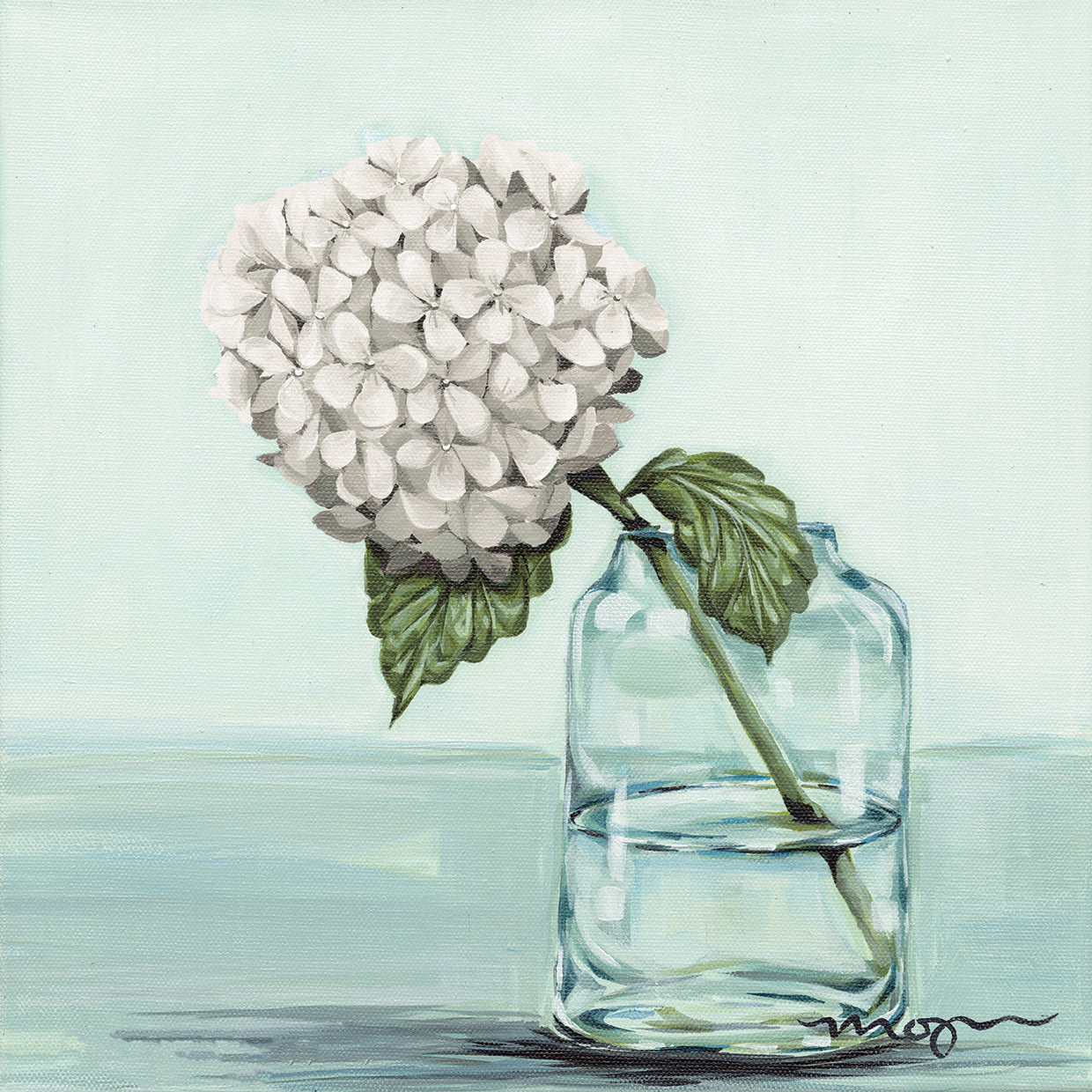 Pink Carnation in jar