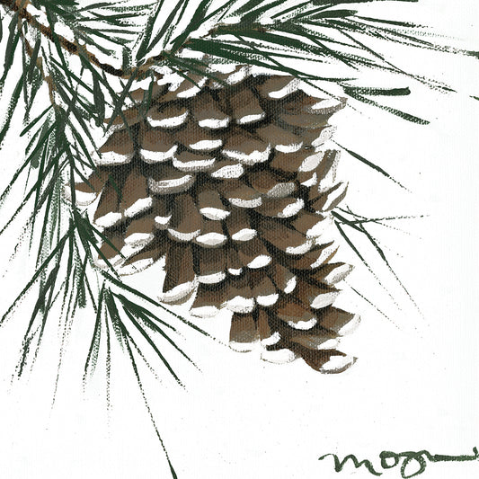 Evergreen Pinecone Canvas Print