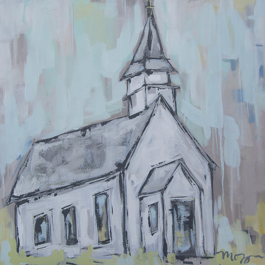 Southern Church Canvas Print