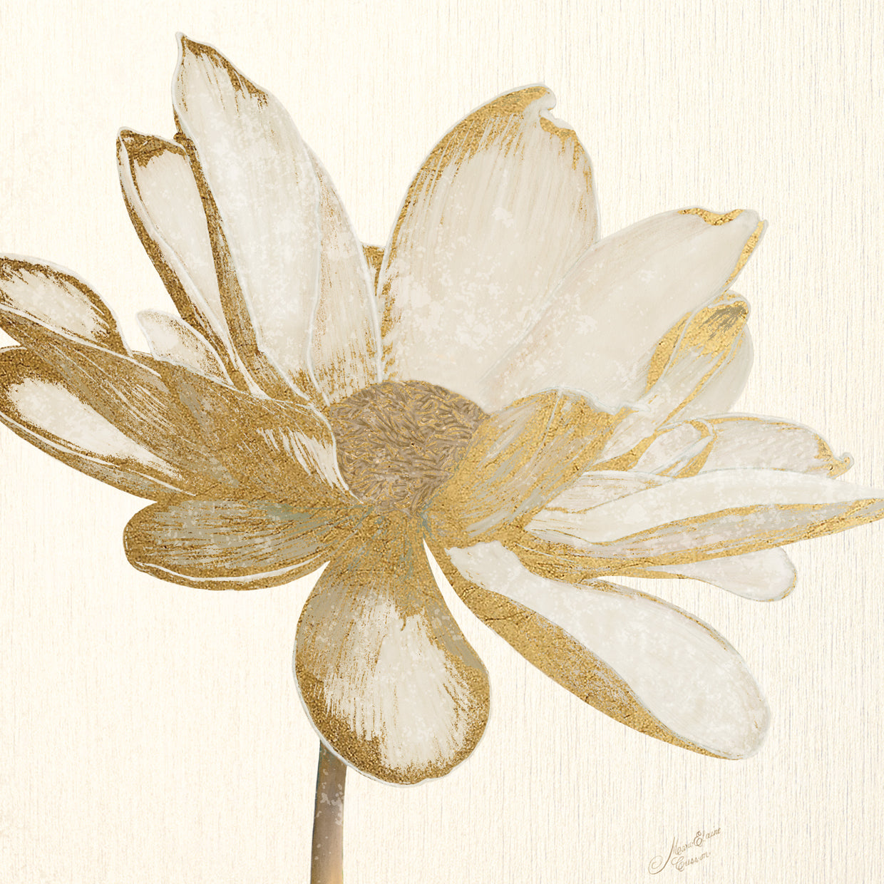Vintage Lotus Cream I