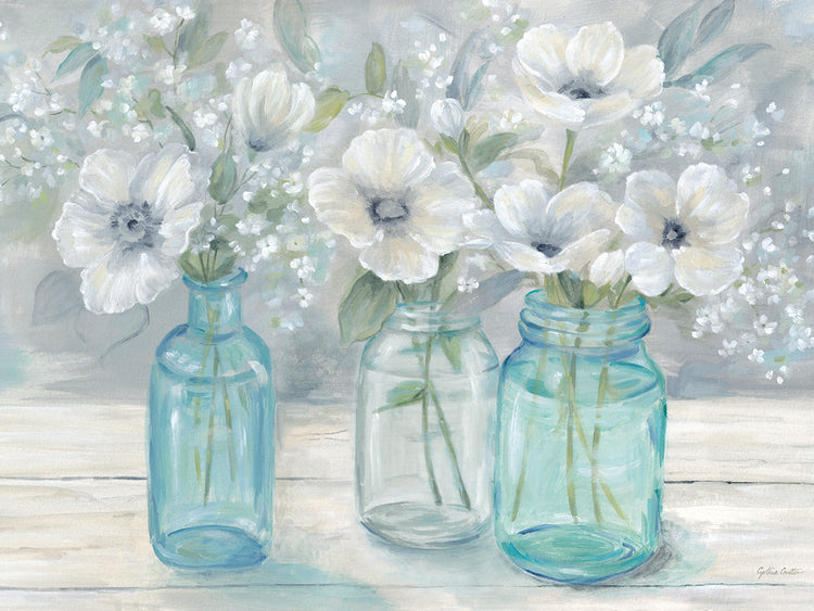 Vintage Jar Bouquet Landscape