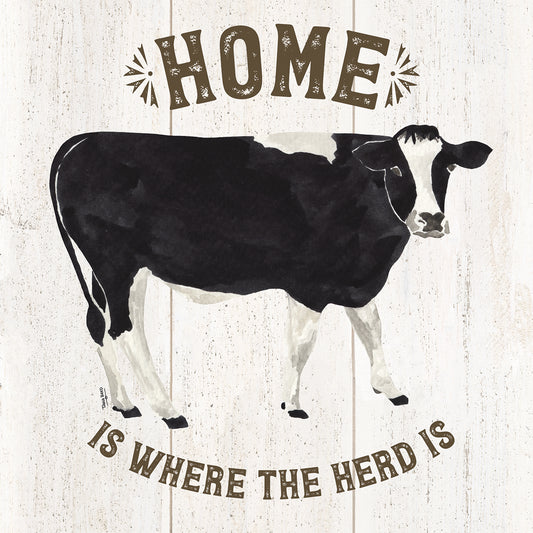 Farm Life Cow Home Herd Canvas Print