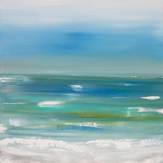 Ocean vertical landscape Canvas Print
