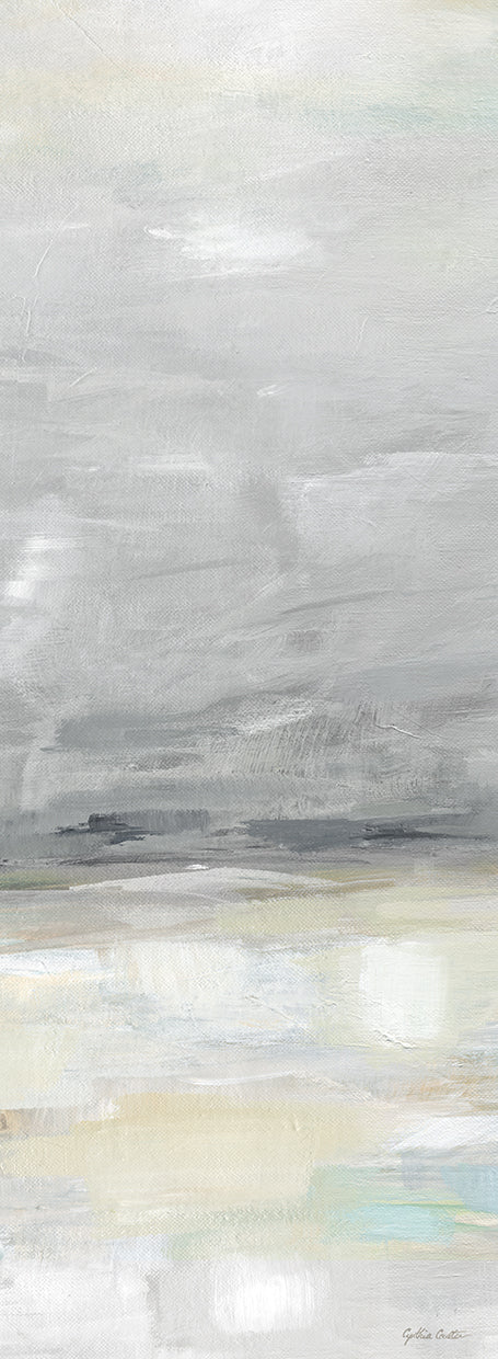 Panel Skyline gris II Lienzo