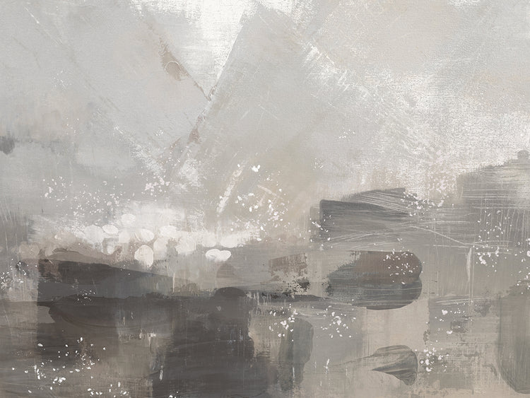 Contemporary Gray Abstract landscape