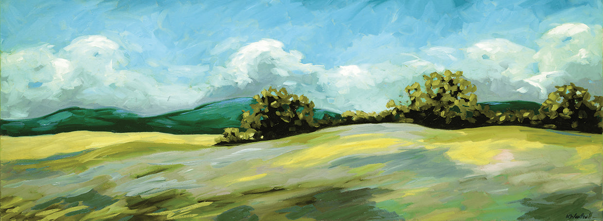 Lavender Breeze panel green