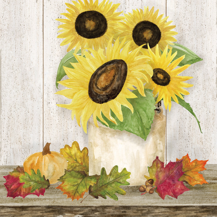 Girasoles de otoño I Lienzo