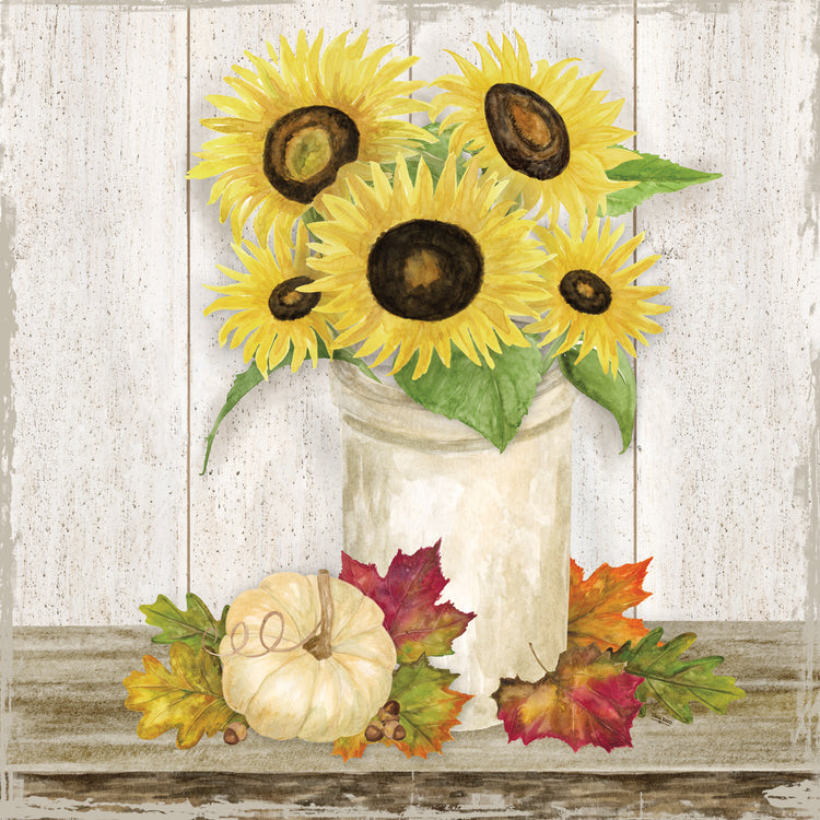 Girasoles de otoño III Lienzo