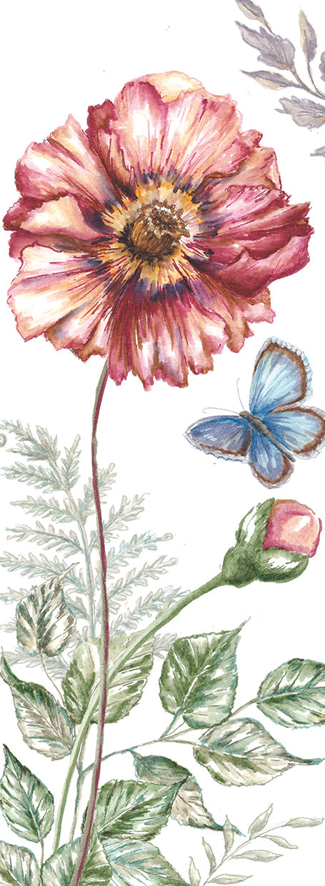 Wildflower Stem panel II Canvas Print