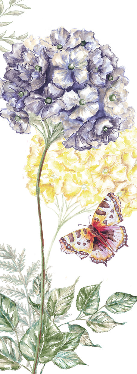 Wildflower Stem panel III Canvas Print