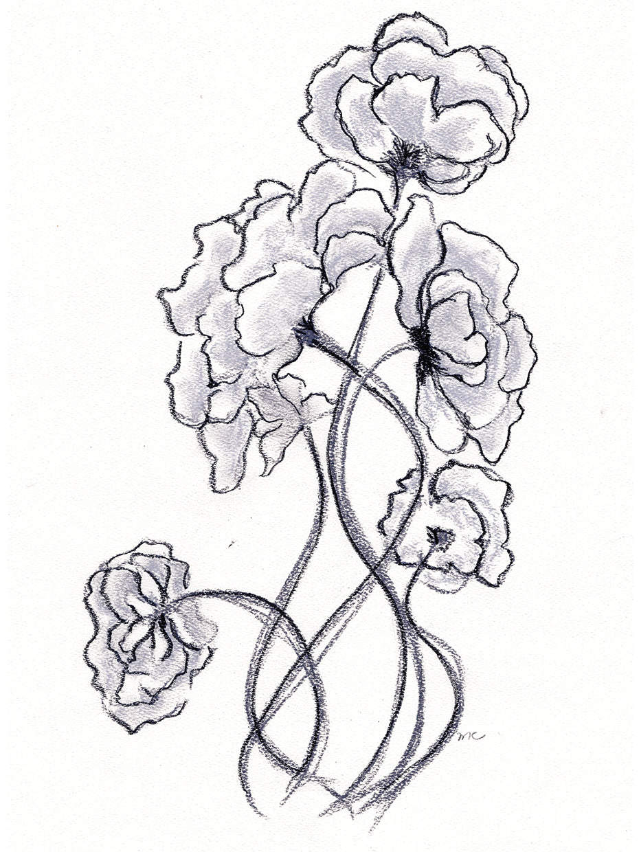 Blossoming Gray I
