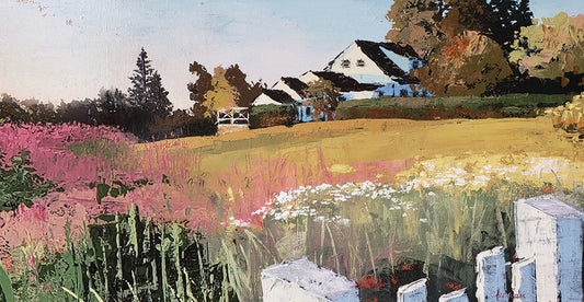 Farmyard Landscape IV Canvas Print