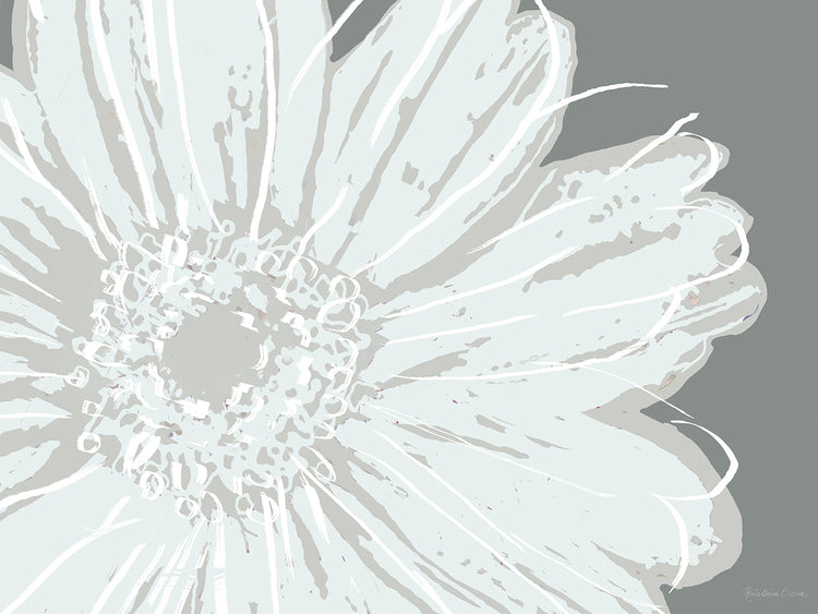Flower Pop Sketch III-Greys