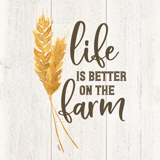 Farm Life V-Better on the Farm Canvas Print