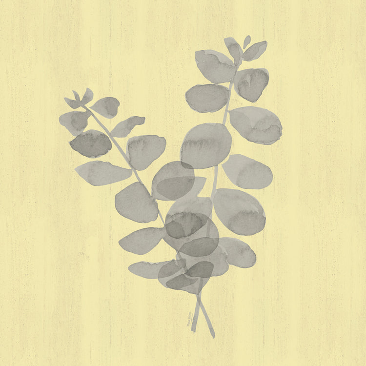 Natural Inspiration Eucalyptus gray & yellow I