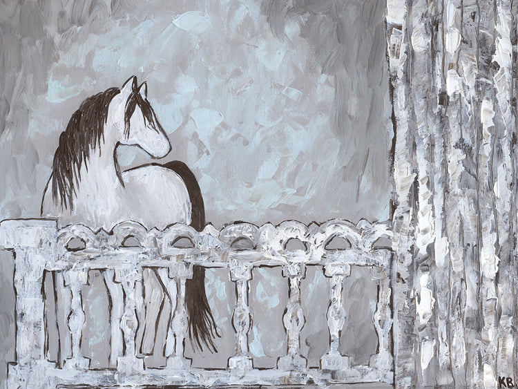 Farm Sketch Horse stable