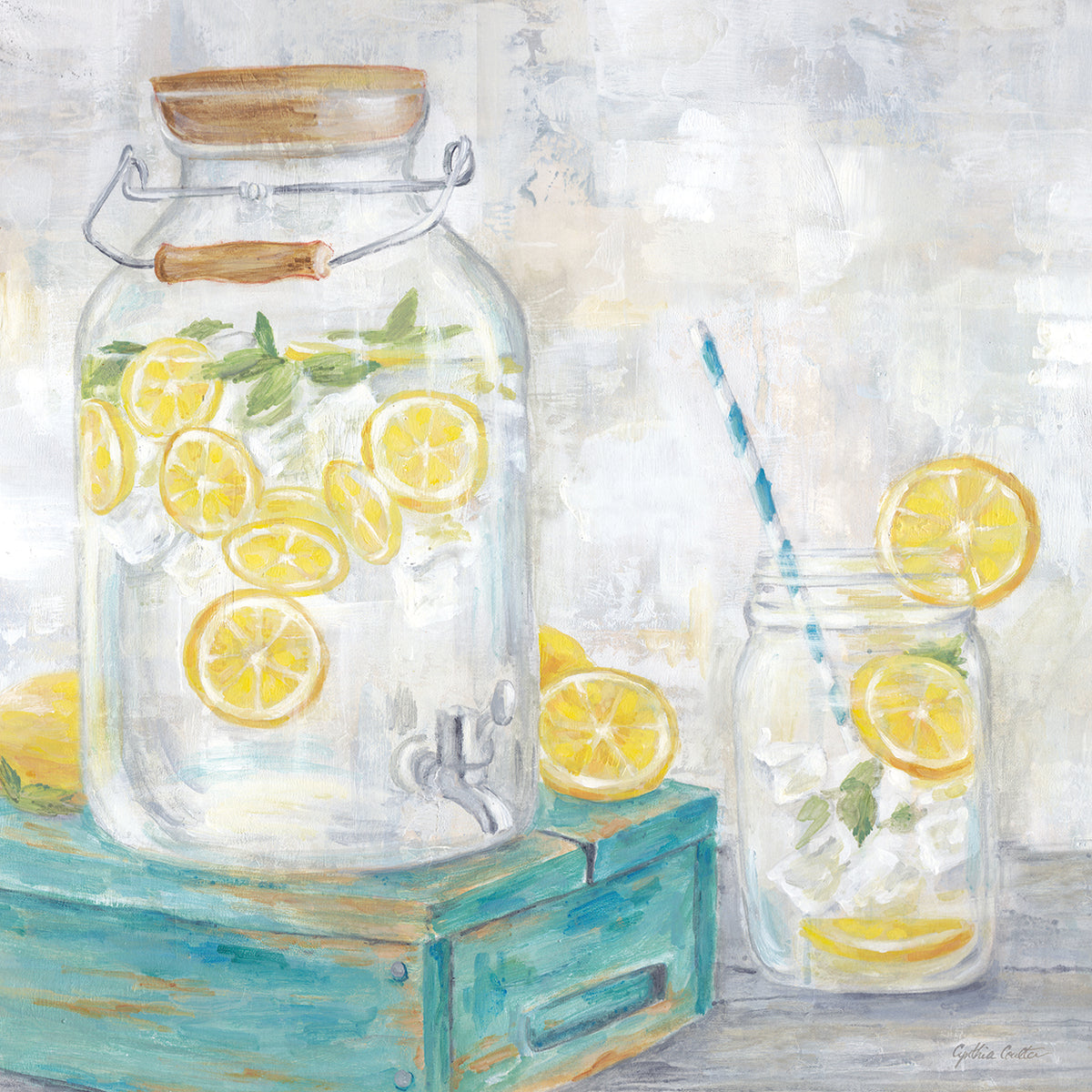 Lemon Water square
