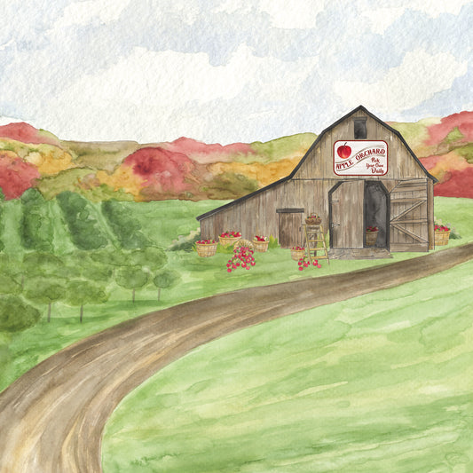 Fall Farms I-Apple Orchard Canvas Print