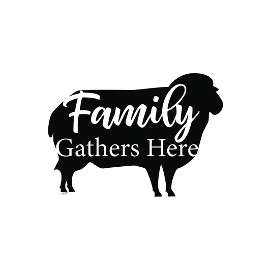 Farm Yard Friends III-Family Canvas Print