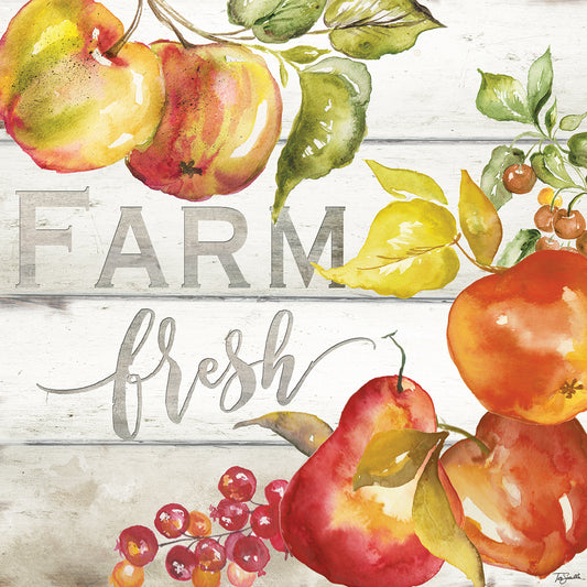 Farmhouse Apples II-Farm Fresh Canvas Print