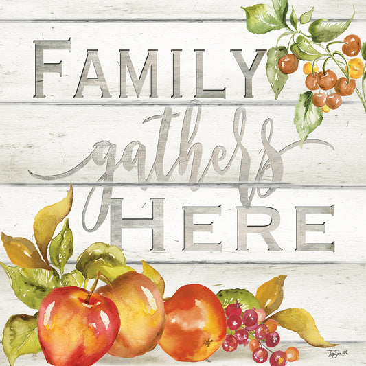 Farmhouse Apples III-Family Canvas Print