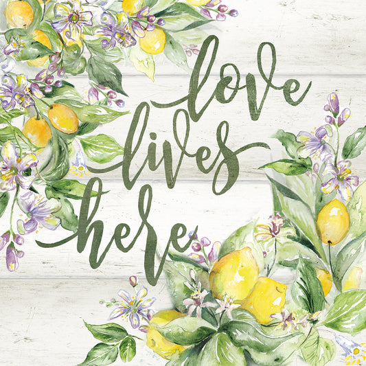 Farmhouse Lemons sentiment-Love