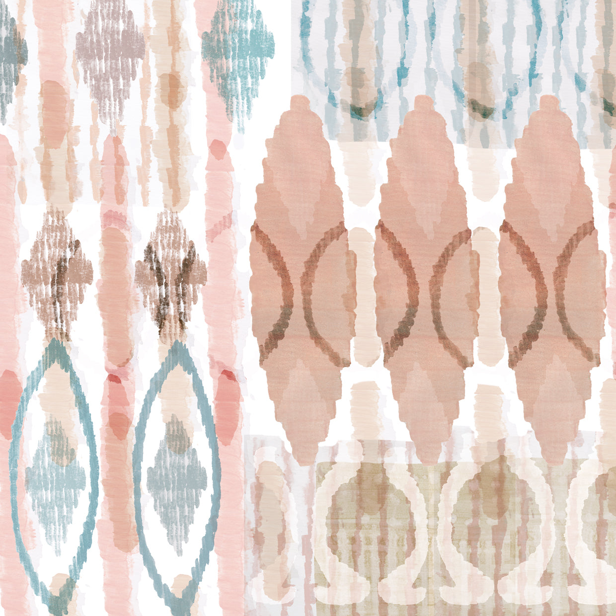 Terracotta Ikat I
