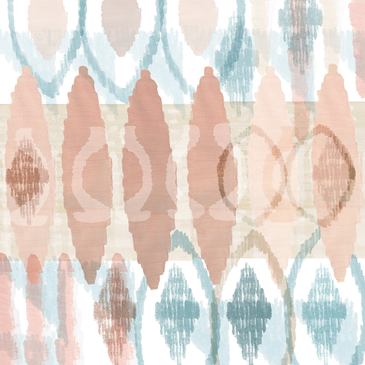 Terracotta Ikat II
