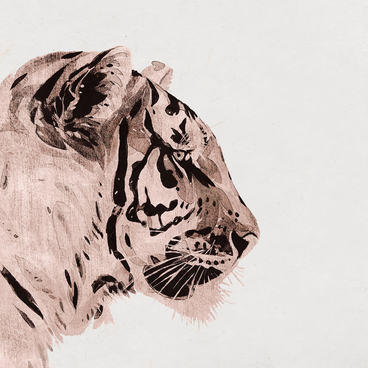 Tigre salvaje Lienzo