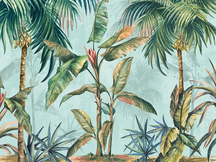 Palmeras exuberantes Lienzo