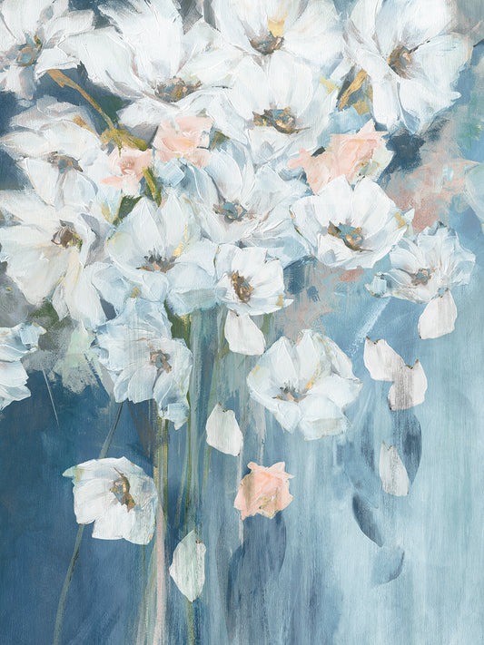 Bouquet of White Poppies Canvas Print