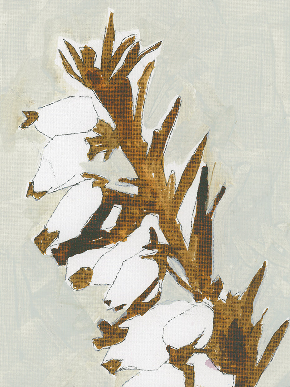 Naive Floral Silhouette II