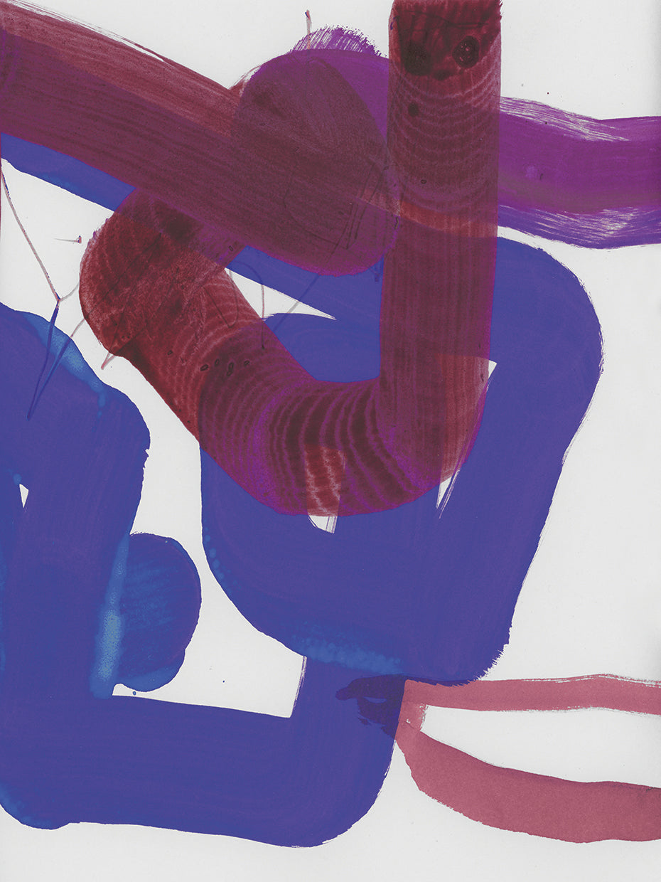 Scribbles Purple I