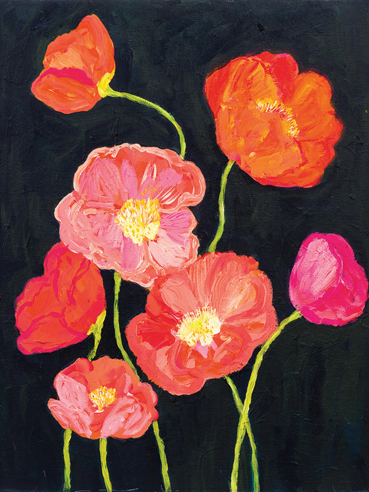 Sunshine Poppies Canvas Print