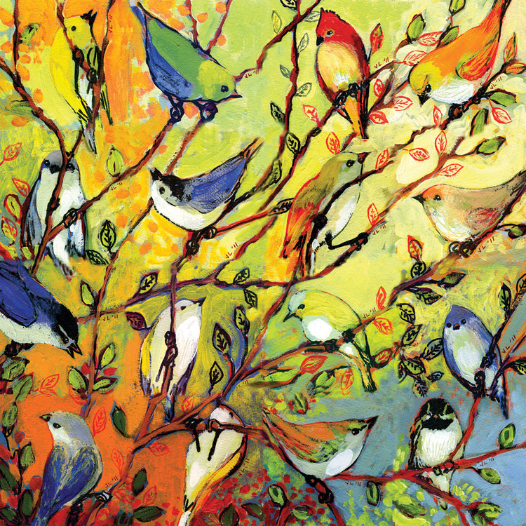 A flock of many colors