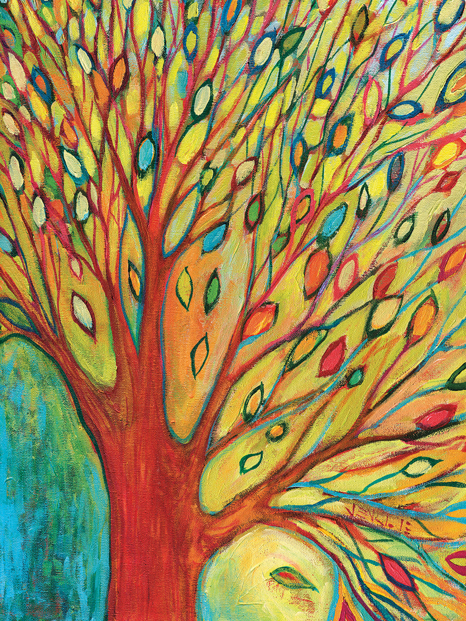 Rainbow tree in Autumn