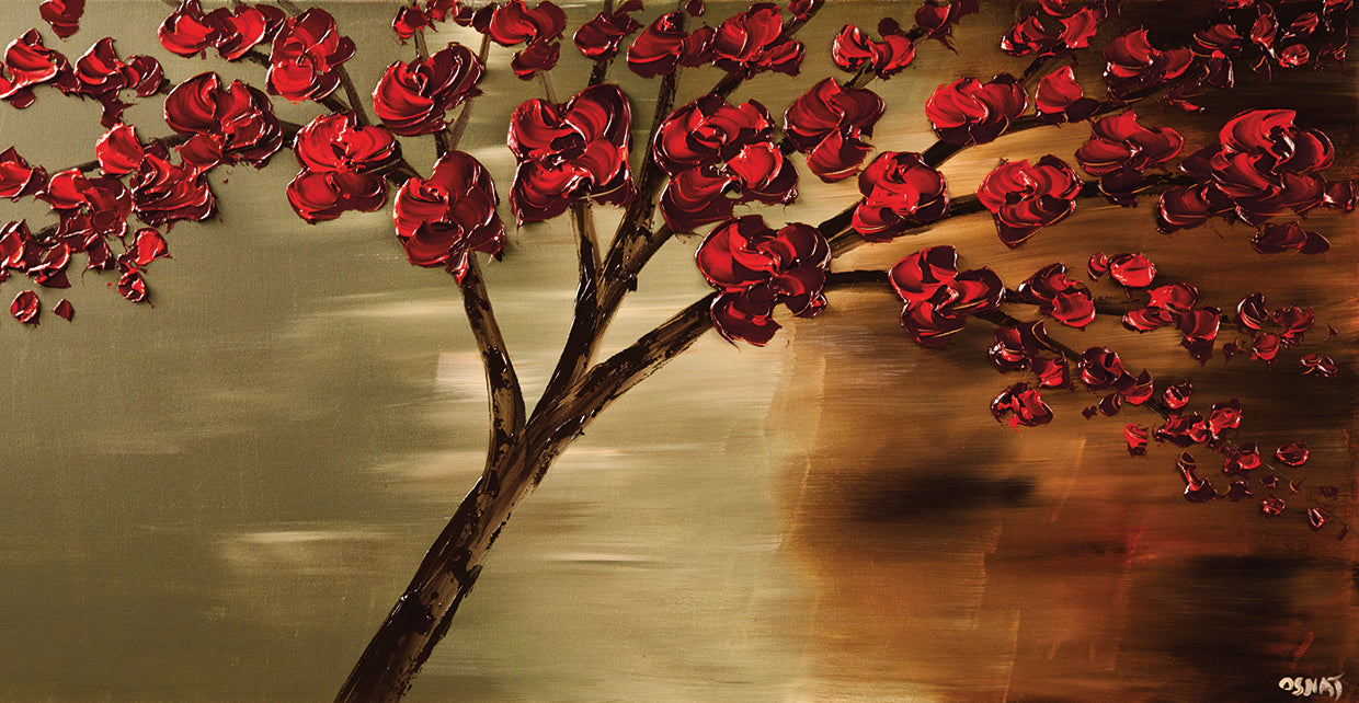 El árbol de rosas Lienzo