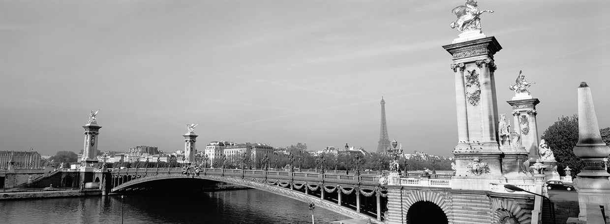 Paris Landmarks in B/W