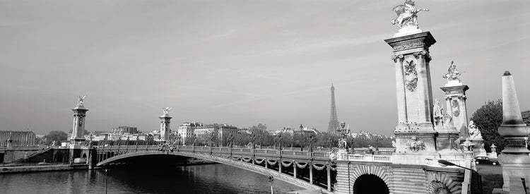 Paris Landmarks in B/W