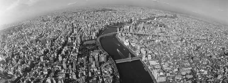 Río Tokio Japón Lienzo