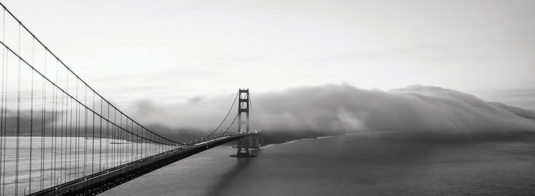 Golden Gate brumoso Lienzo