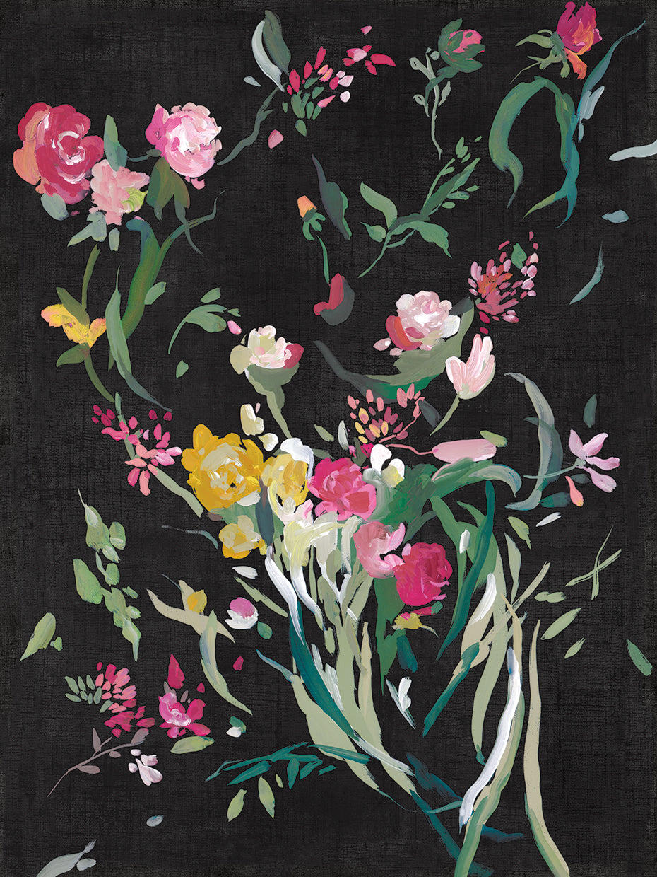 Midnight Blooming Botanicals I